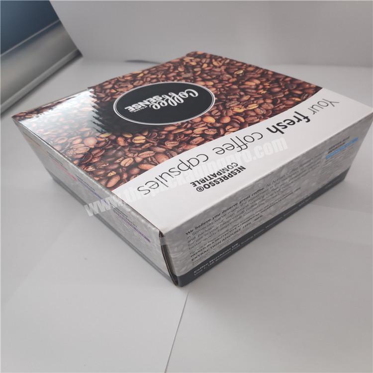 High quality can be customized Popular kraft coffee paper gift box