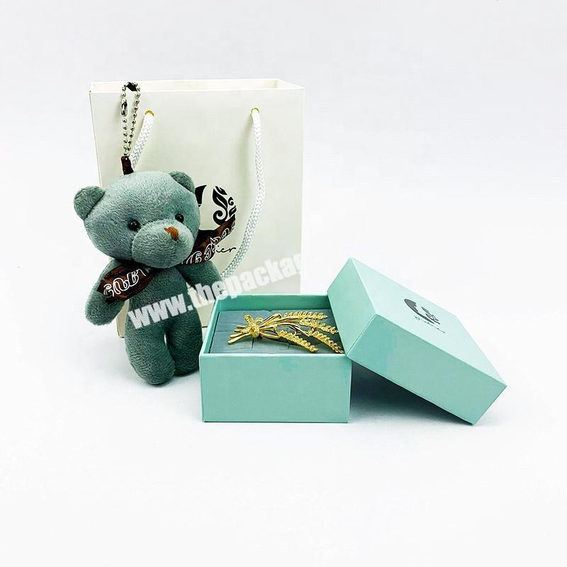 High Quality Cardboard Paper Jewelry Gift Box with Sponge