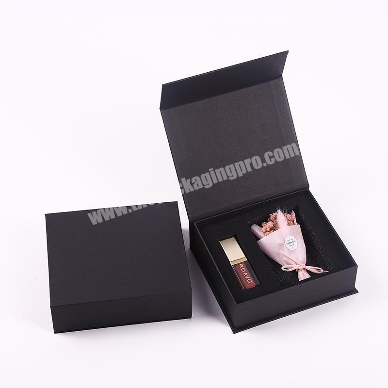 High Quality Cheap Price Folded Letter Cd Gift Box Lotion Shampoo Gift Box With Magnetic