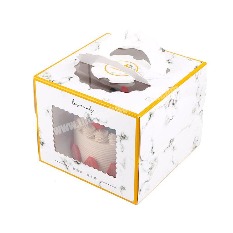 High Quality Cheap Price Pp Material Cake Hand Carry Customized Restaurents Food Packing Boxes