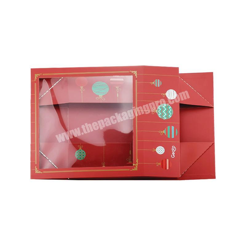 High quality chocolate window candy boxes gift box with magnet closure