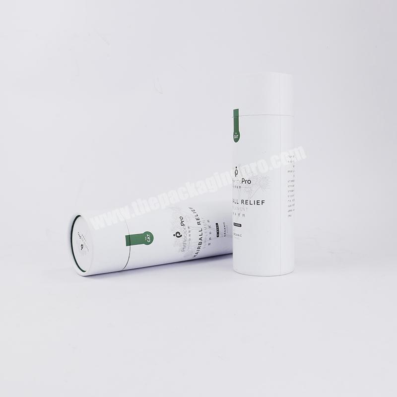 High Quality CMYK Printing Logo Matt Lamination Tube Box Cardboard Perfume Vacuum Cup Packaging Paper Cylinder Gift Box