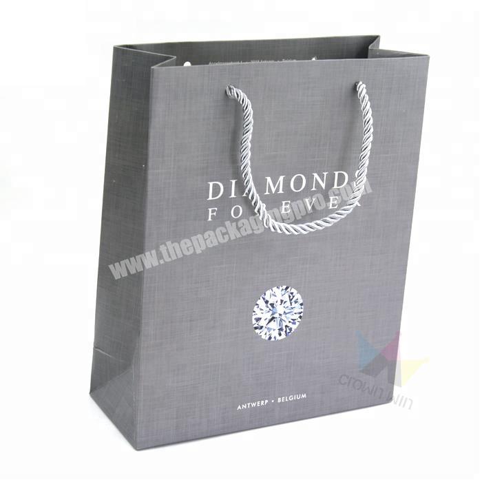 High Quality Coated Paper Bag With Custom Logo For Gifts