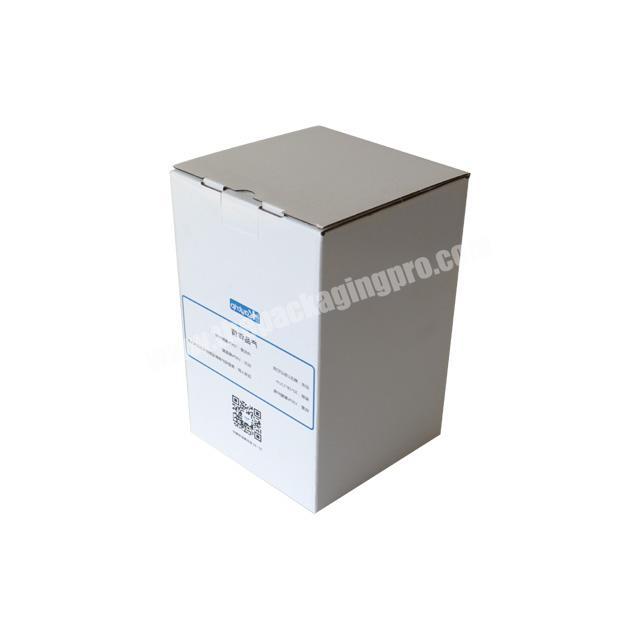 High quality color printing corrugated paper, white cardboard packaging box