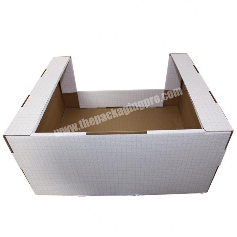 High Quality Corrugated Products Counter Paper Display Box Showy Beauty Display Rack