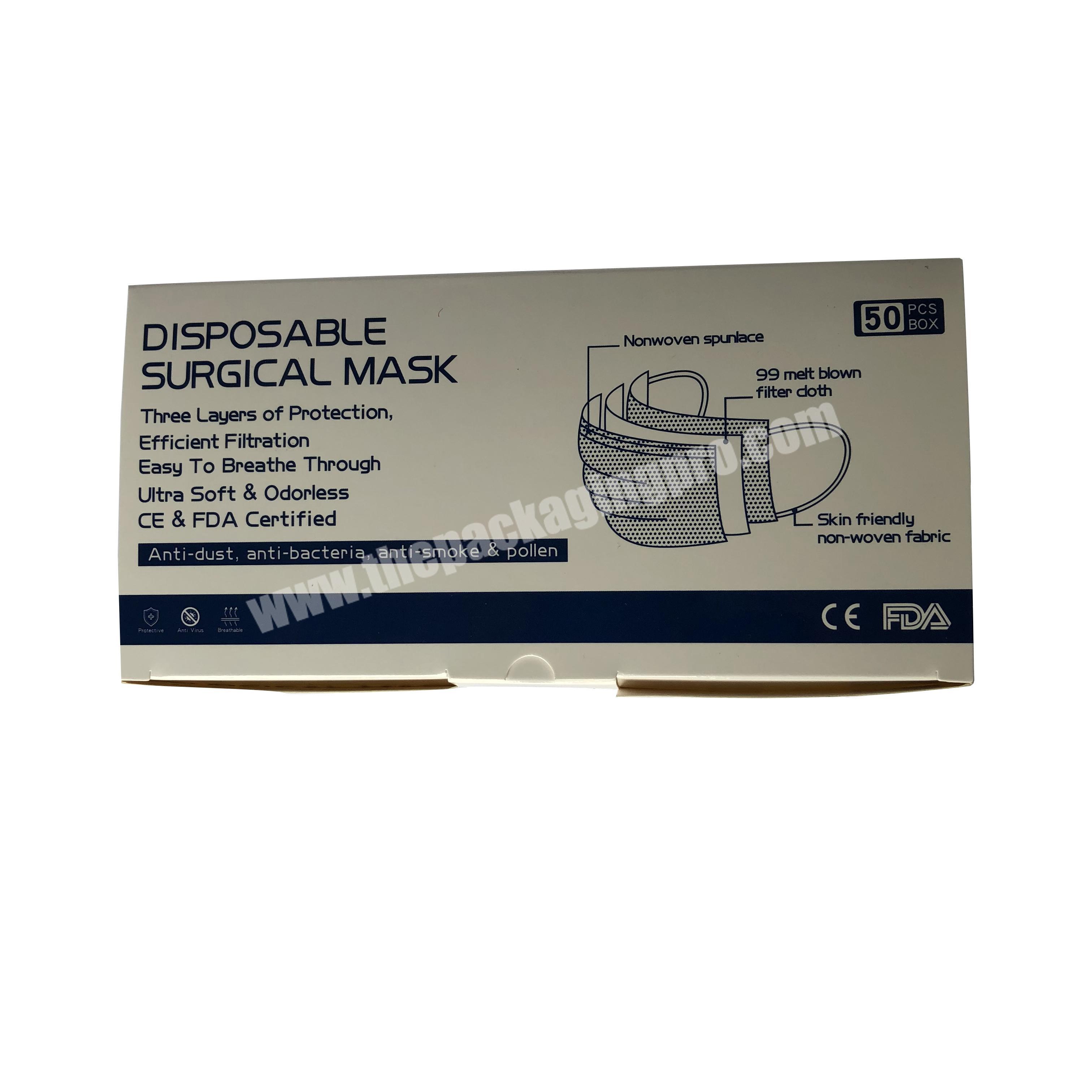 High Quality Cosmetic Customized Foldable Mask Paper Box