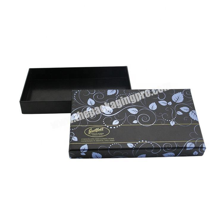 High quality cosmetic packaging lid and base box for perfume with custom