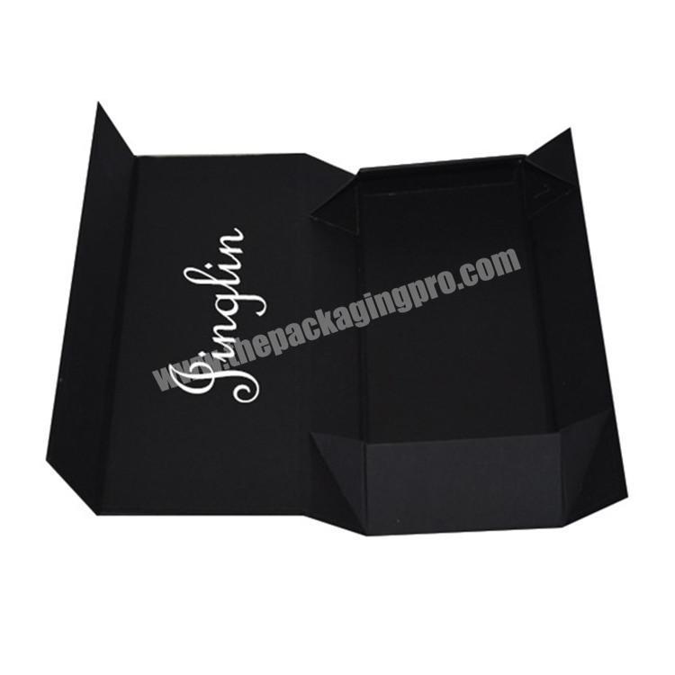 High quality cosmetics containers and packaging black book shaped  gift magnet  boxes  for earring necklace ring