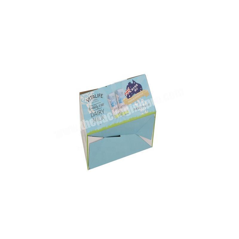 High-quality Custom beautiful Design milk delivery box carton packaging boxes