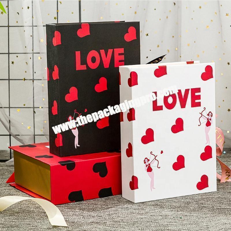 High Quality Custom black Cardboard Paper Gift Box And Paper Bag Set
