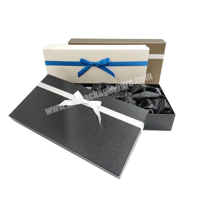 High Quality Custom Design Paper Box Gift Packaging Box With Ribbon