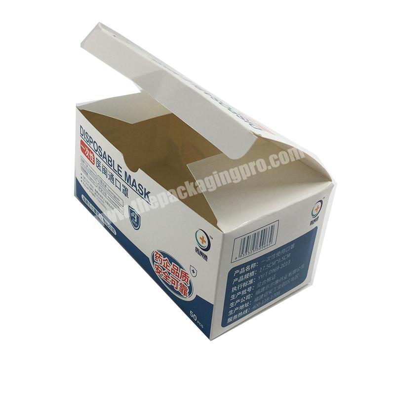 High quality Custom Disposable Surgical Facemask Boxes Packing