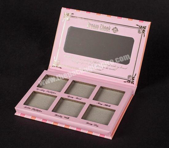 High Quality Custom Eyeshadow Cosmetic Palette Packaging Paper Box