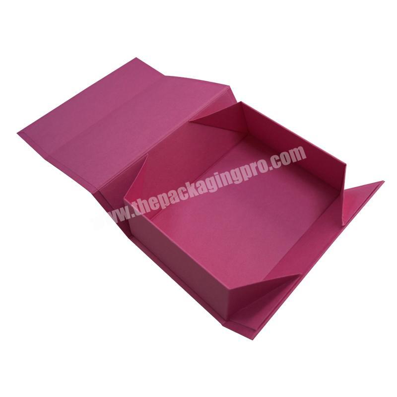 high quality custom foldable collapsible gift cardboard packaging box magnetic foldable box for skincarebeauty packaging