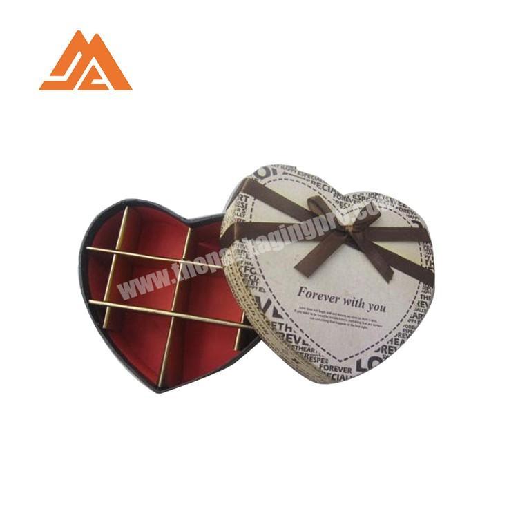 High Quality Custom Heart Luxury Chocolate Gift Boxes For Wedding
