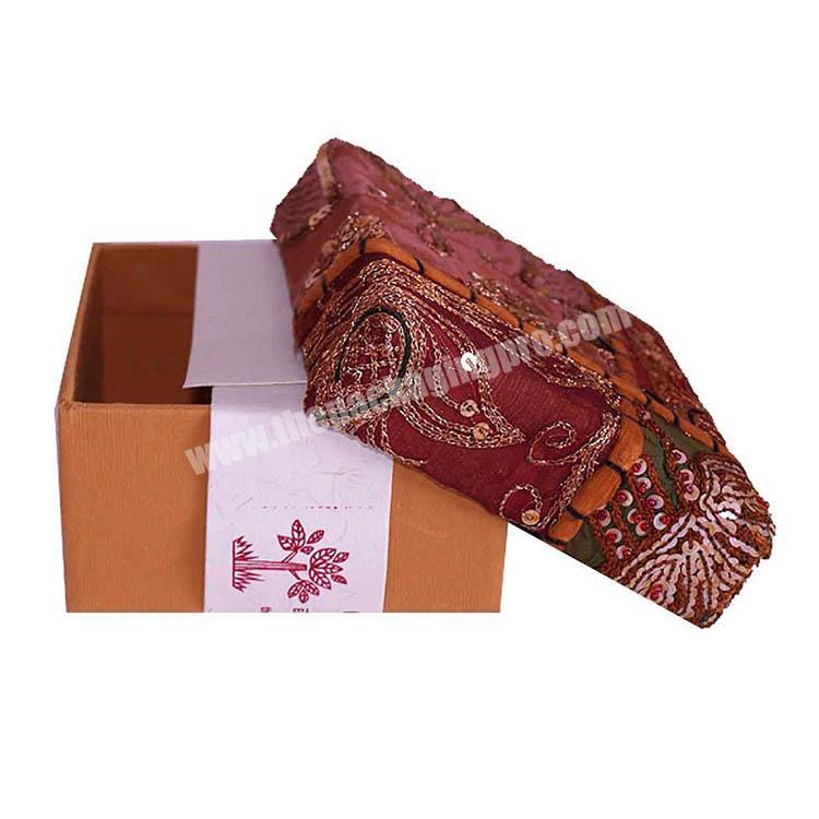 High quality custom large square paper cake gift box packaging