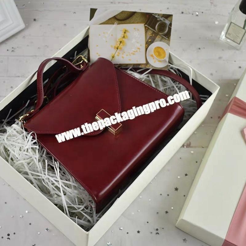 high quality custom logo black accessories kit kraft folding carton hard cardboard paper box