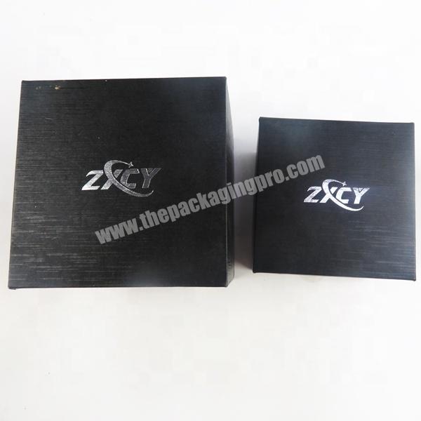 High Quality Custom Logo Black Color Cardboard Luxury Paper Gift Jewellery Packing Box