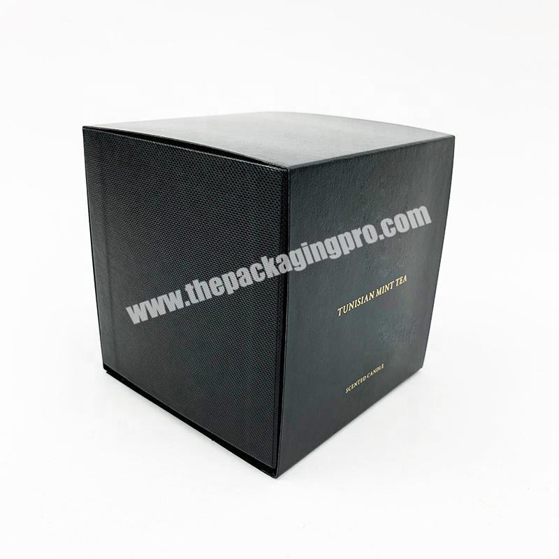 High quality custom logo black paper jewelry ring box with sleeve