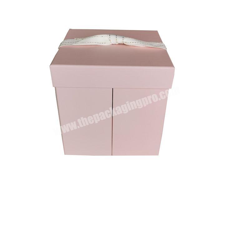 High quality custom logo cardboard 3 -layer storage packaging paper box  jewelry gift box
