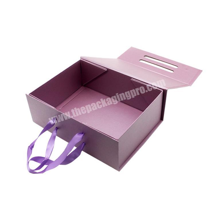 High Quality Custom Luxury Rigid Cardboard Packaging Folding Gift Box