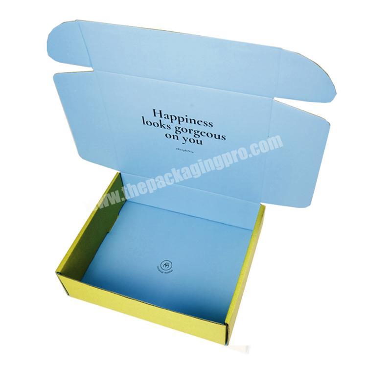 High quality custom luxury shipping box logo