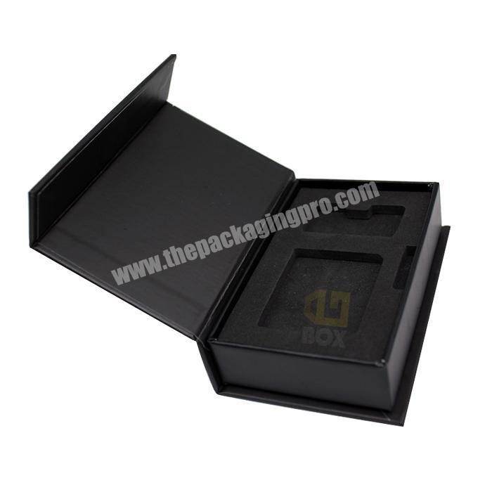 High Quality Custom Magnetic Game Product Gift Box Black Foam Wholesale