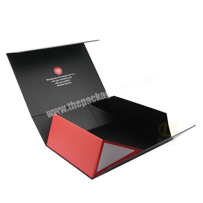 High Quality Custom Medium Size Printed Cardboard Weeding Dress Foldable Collapsible Magnetic Storage Box With Lid
