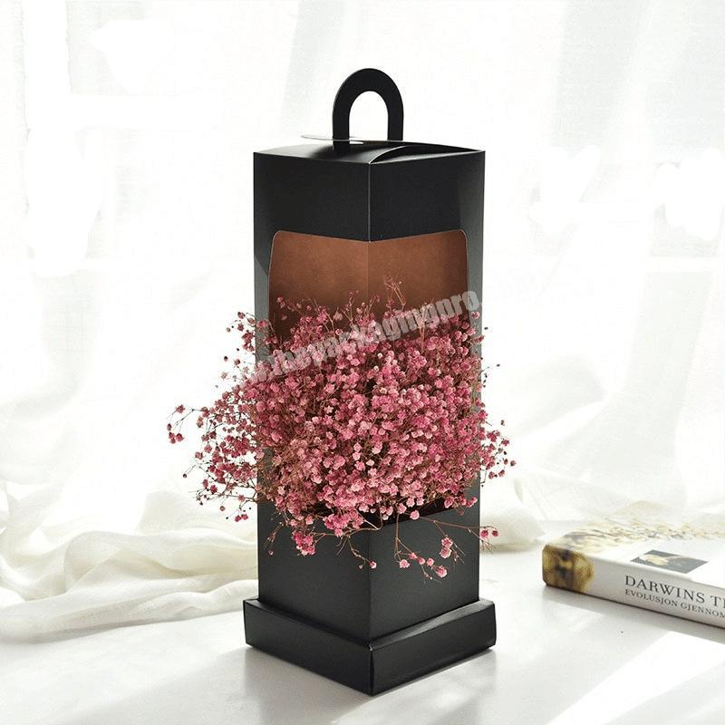 High Quality Custom packaging gift flower rose boxpreserved flower box
