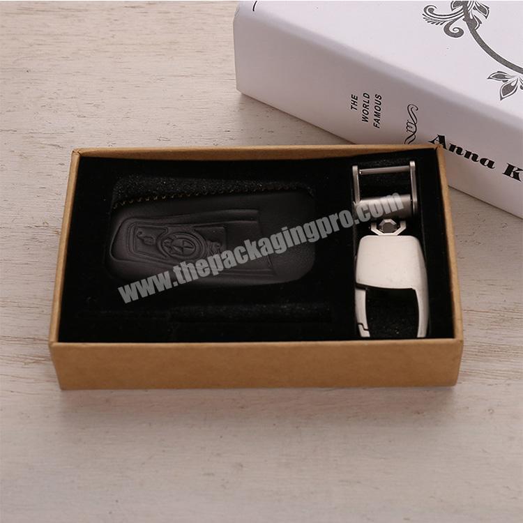 High quality custom packaging keychain gift box