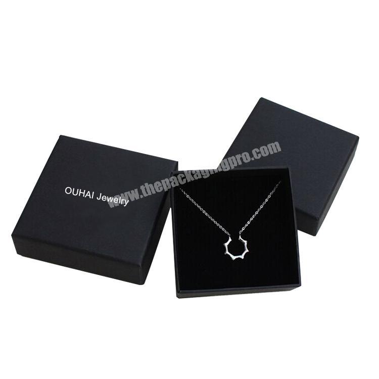 High quality custom paper jewelry box with your own logo
