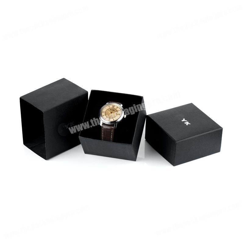 High Quality Custom Paper Printed Matte Fancy Paper Different Box Style Watch Packing Box With Pillow For Gift