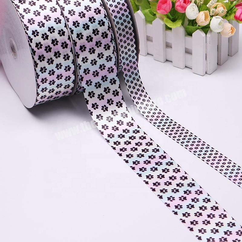 High Quality  Custom Ribbon  2inch Color Digital Printed Ribbon Gift Packing Accessories Ribbon