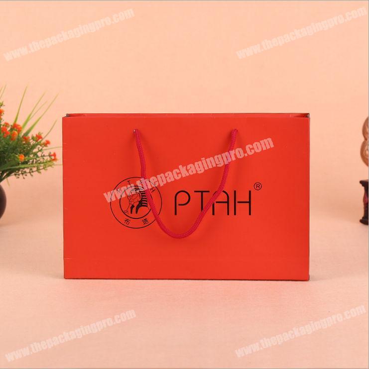 high quality custom shopping gift paper bag for food
