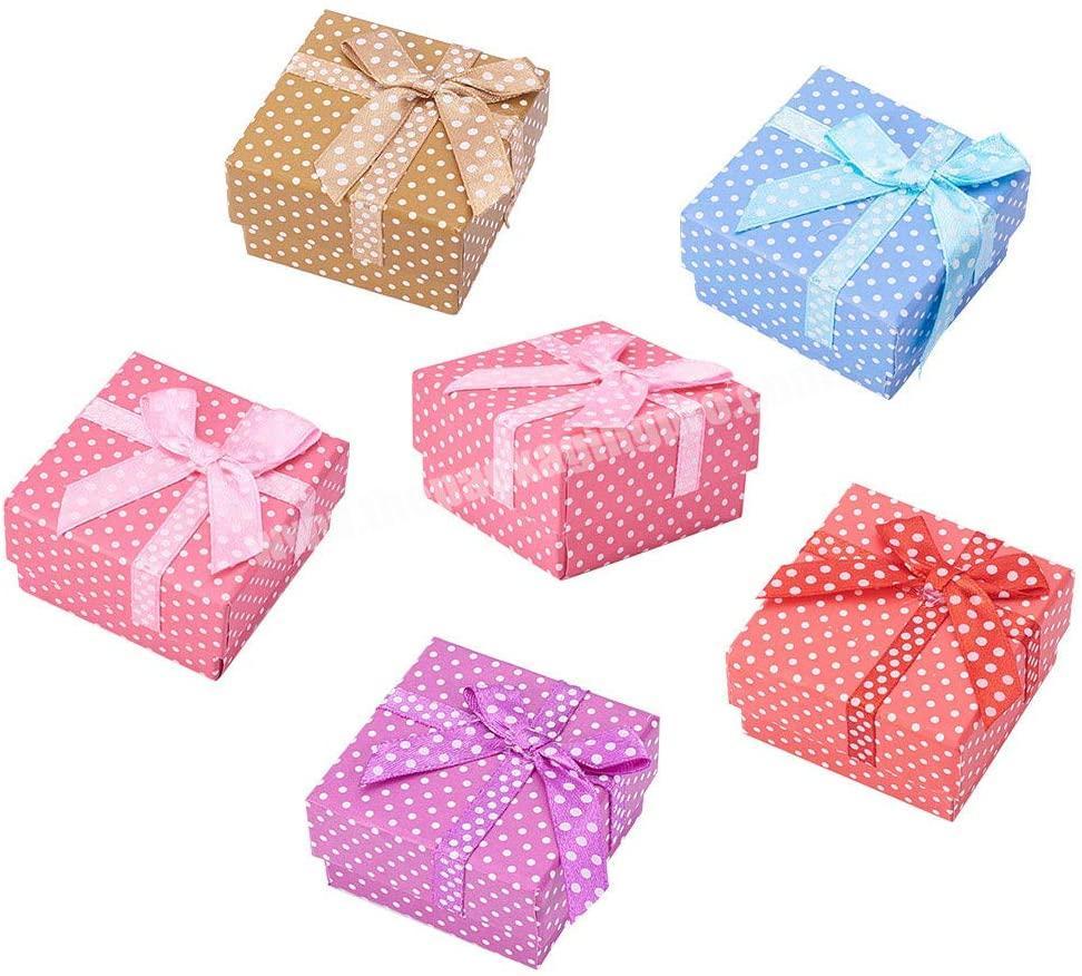 High quality custom surprise pink jewelry gift box