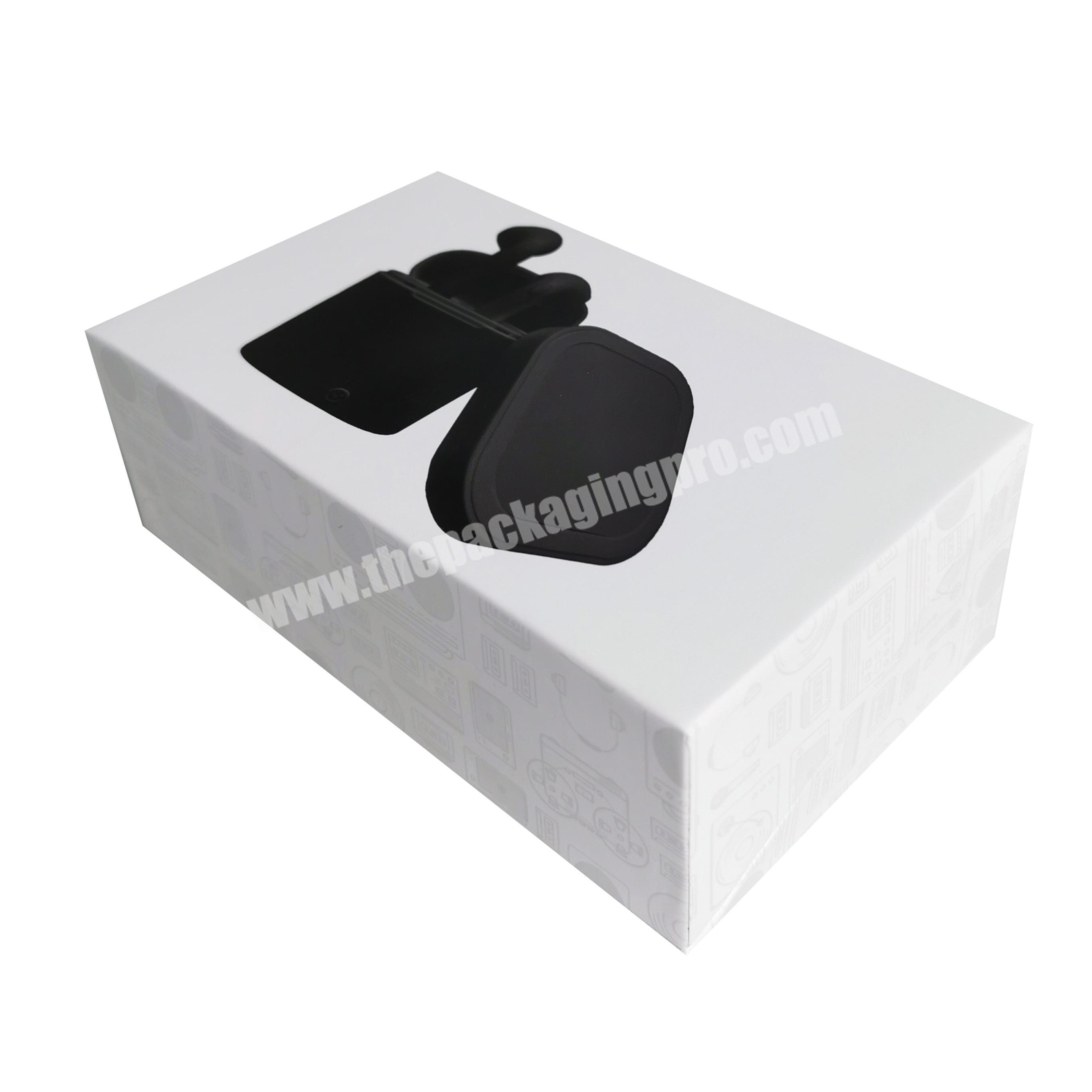 High Quality Custom White Gift Boxes with Flip Lid Rigid Box for Earbuds