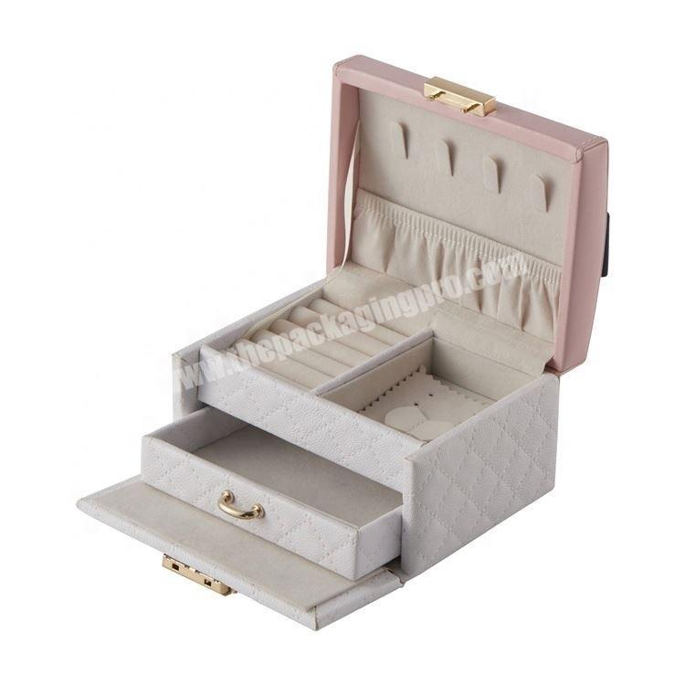 High Quality Customization Fancy Small Paper Jewelry Box Drawer Handles, Jewelry Box With Drawer