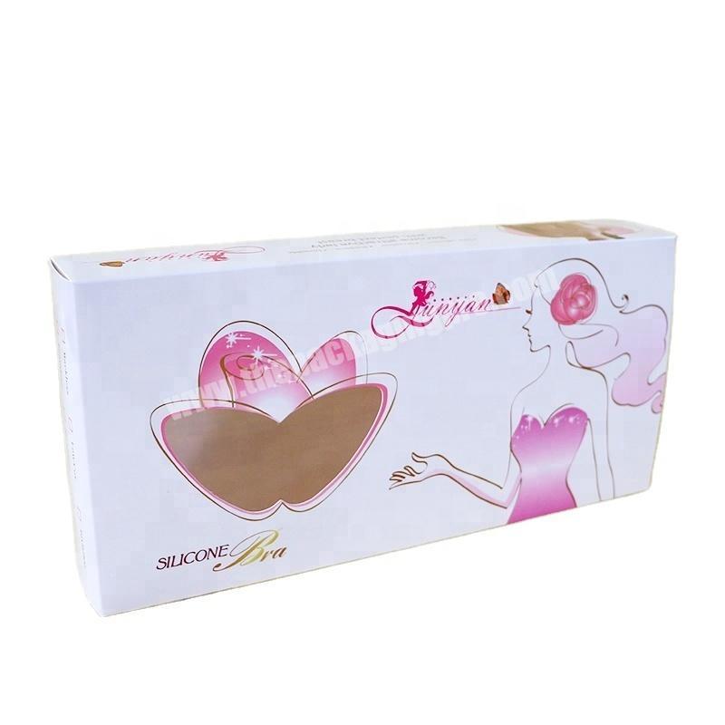 High quality customized bikinis or underwear packing box nu bra suit packaging box