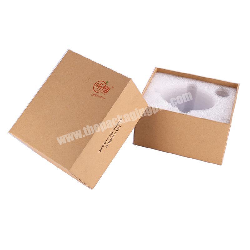 High quality customized box packaging kraft paper box for mug packaging with Eco-Friendly