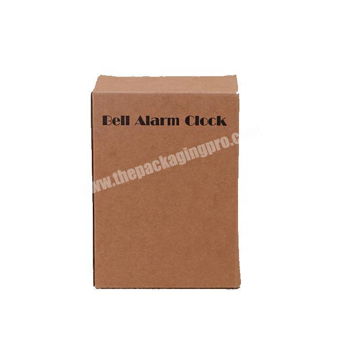High quality customized kraft paper box for clock gift packaging