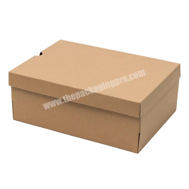 High quality customized wholesale paper box wholesale shoe packaging box for men's shoe packaging