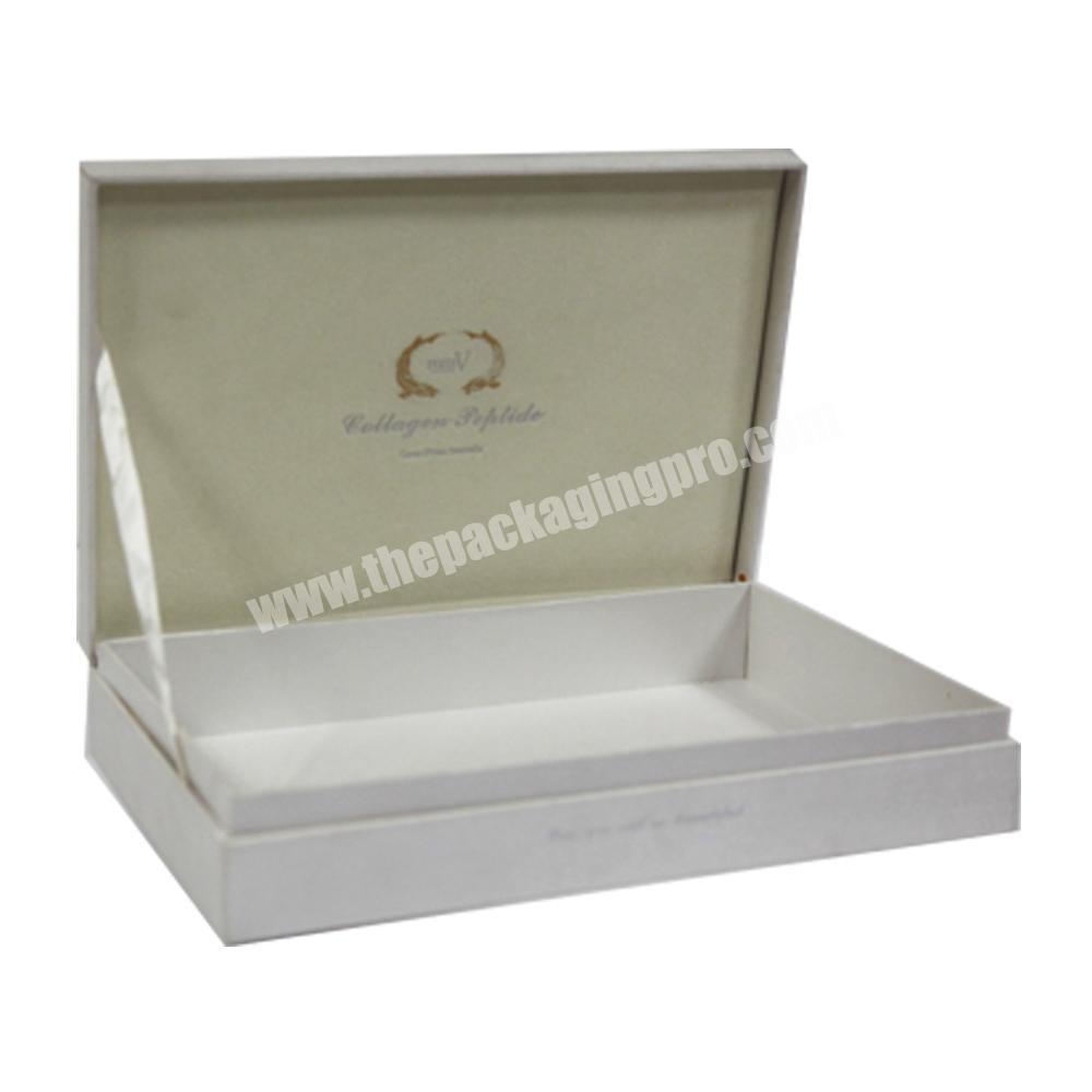 High quality display gift box with ribbon mockup design