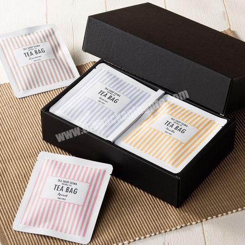 High Quality Durable Display Lid And Base Shape Tea Box Creative Cardboard Tea Paper Bags Cup Storage Gift Box Design
