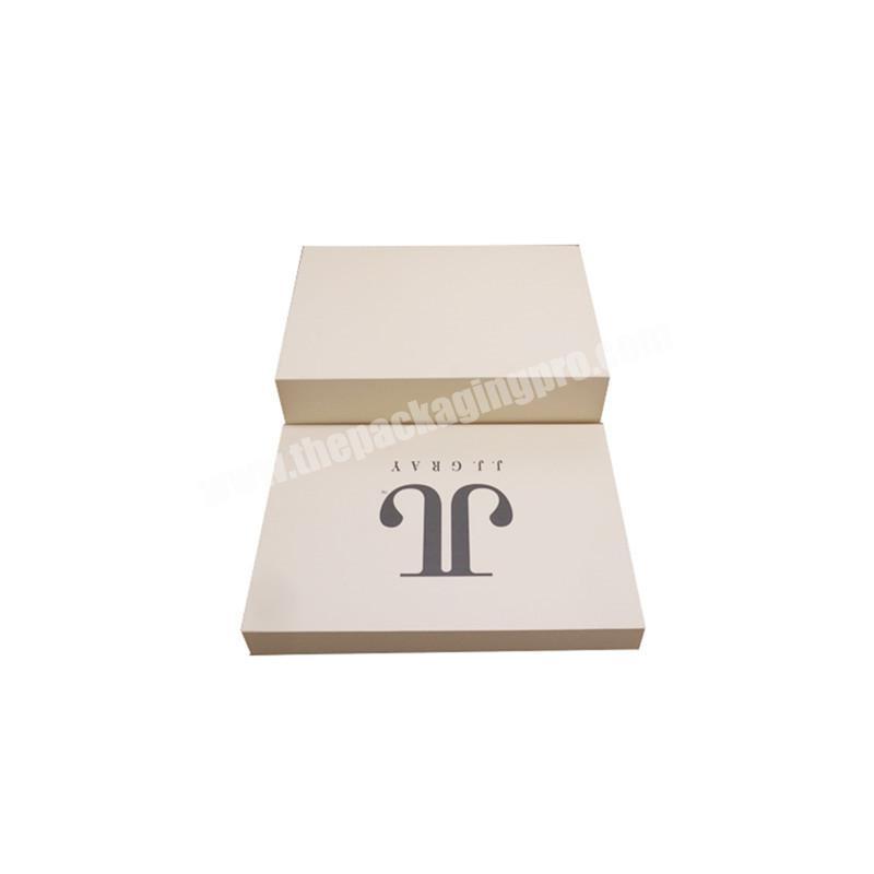 High quality elegant packaging gift box lid and bottom packaging box