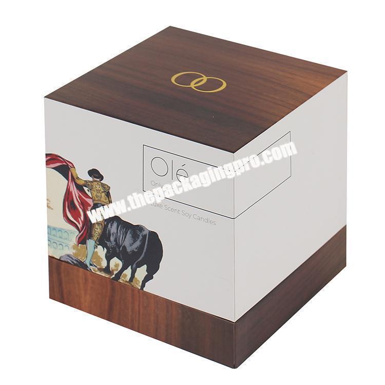 high quality fancy gift box packaging for candles