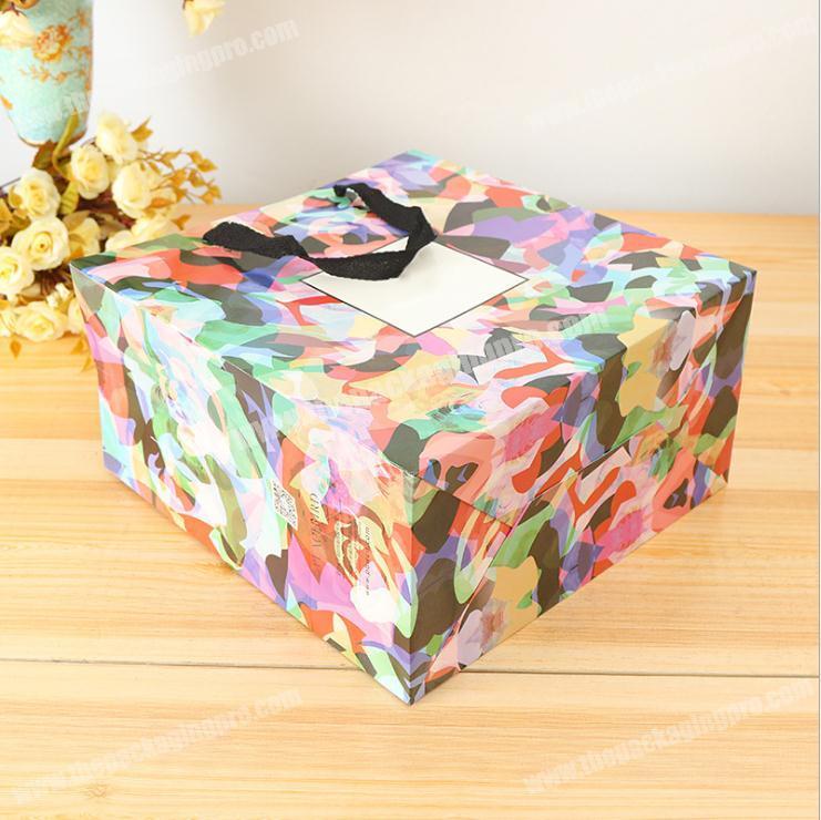 high quality fancy tote printed paper bag