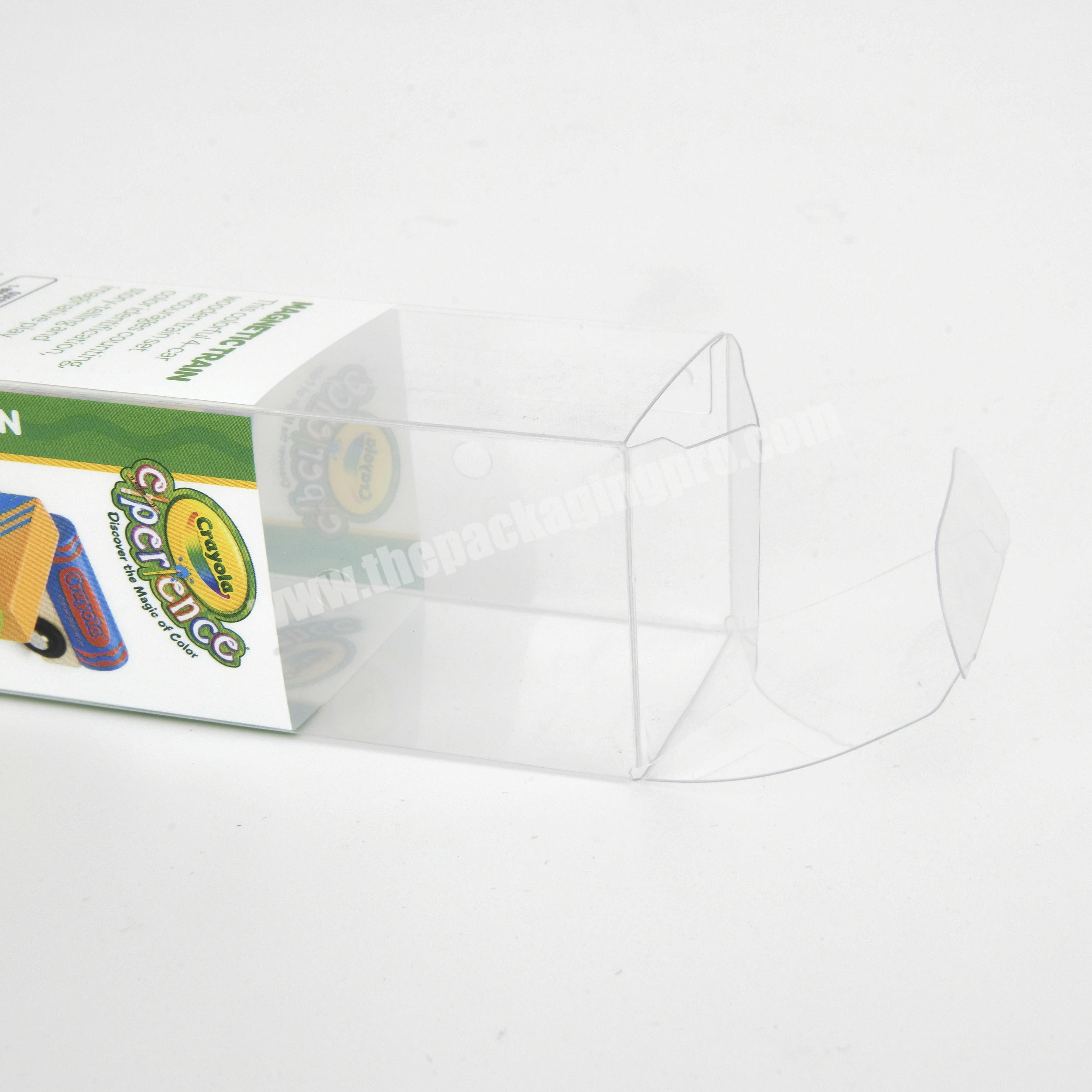 High Quality Floding Plastic Pet Pvc Rectangle Blister Packaging Gift Clear Box