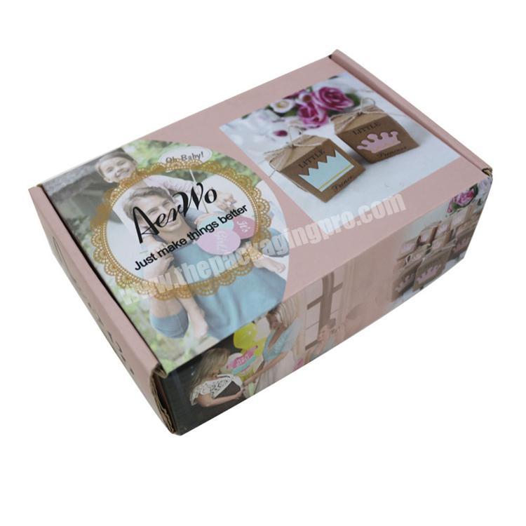 High quality gift printed mailer shipping box