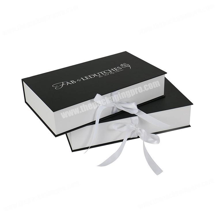 High quality hand made custom packaging paper luxury extension hair box