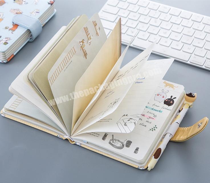 High Quality Happy Planner Student Day Diary For Girl PU Leather Notebook